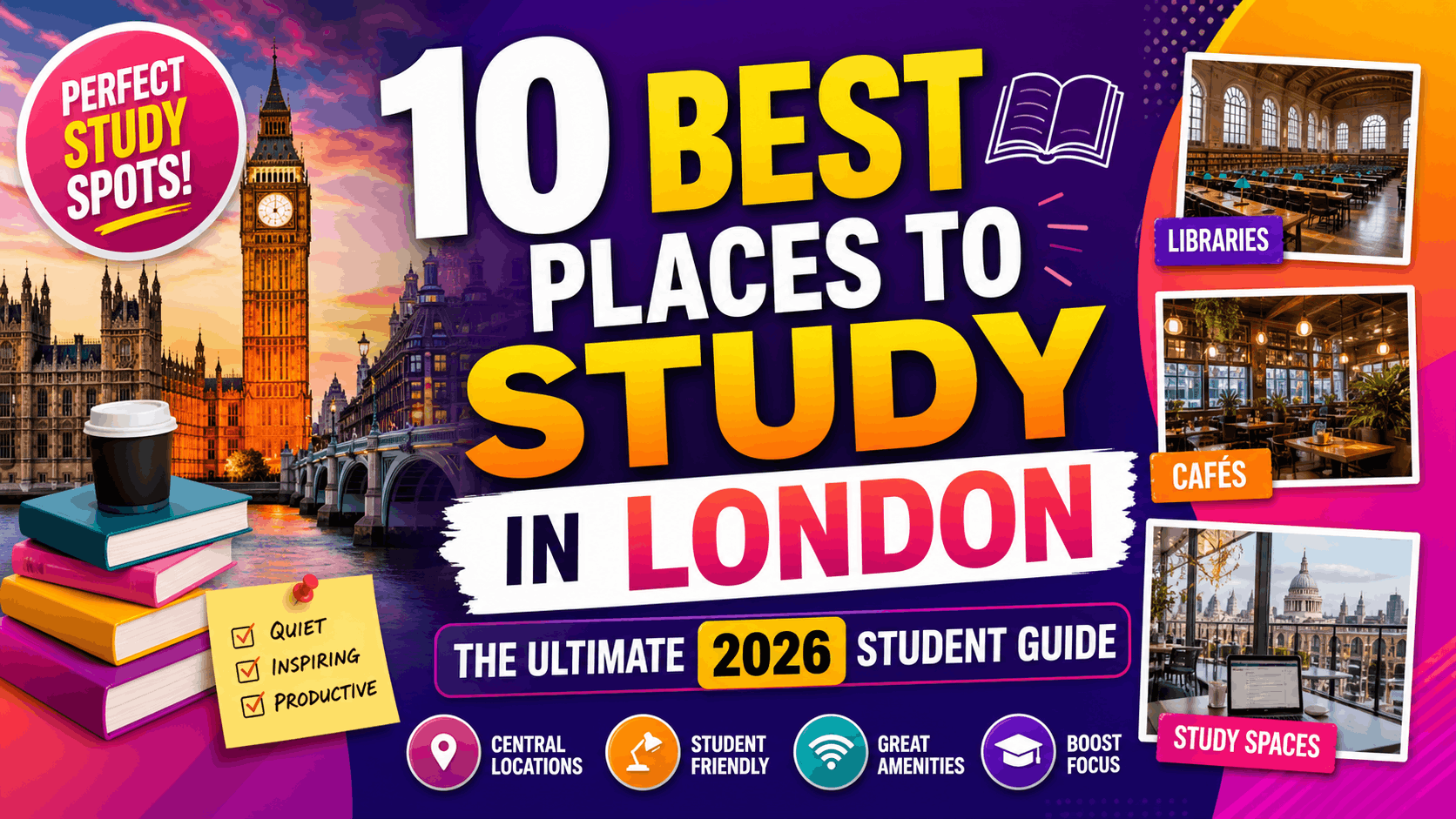 10 Best Places to Study in London