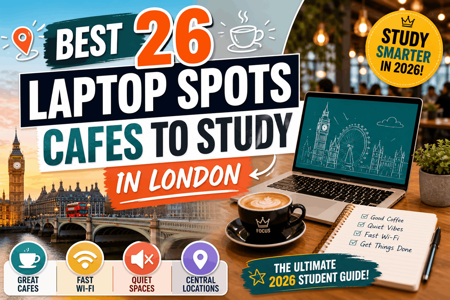 Best 26 Laptop Spots Cafes to Study in London