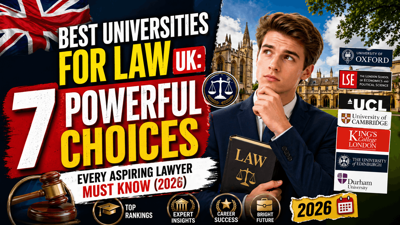 Best Universities for Law UK 7 Powerful Choices