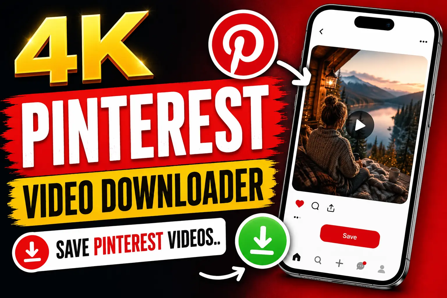 4K Pinterest Video Downloader Save Pinterest Videos...