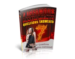 7 Infamous Resell Rights Questions Answered – Free eBook